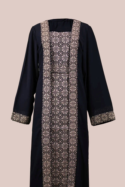 Elegant Embroidered Abaya