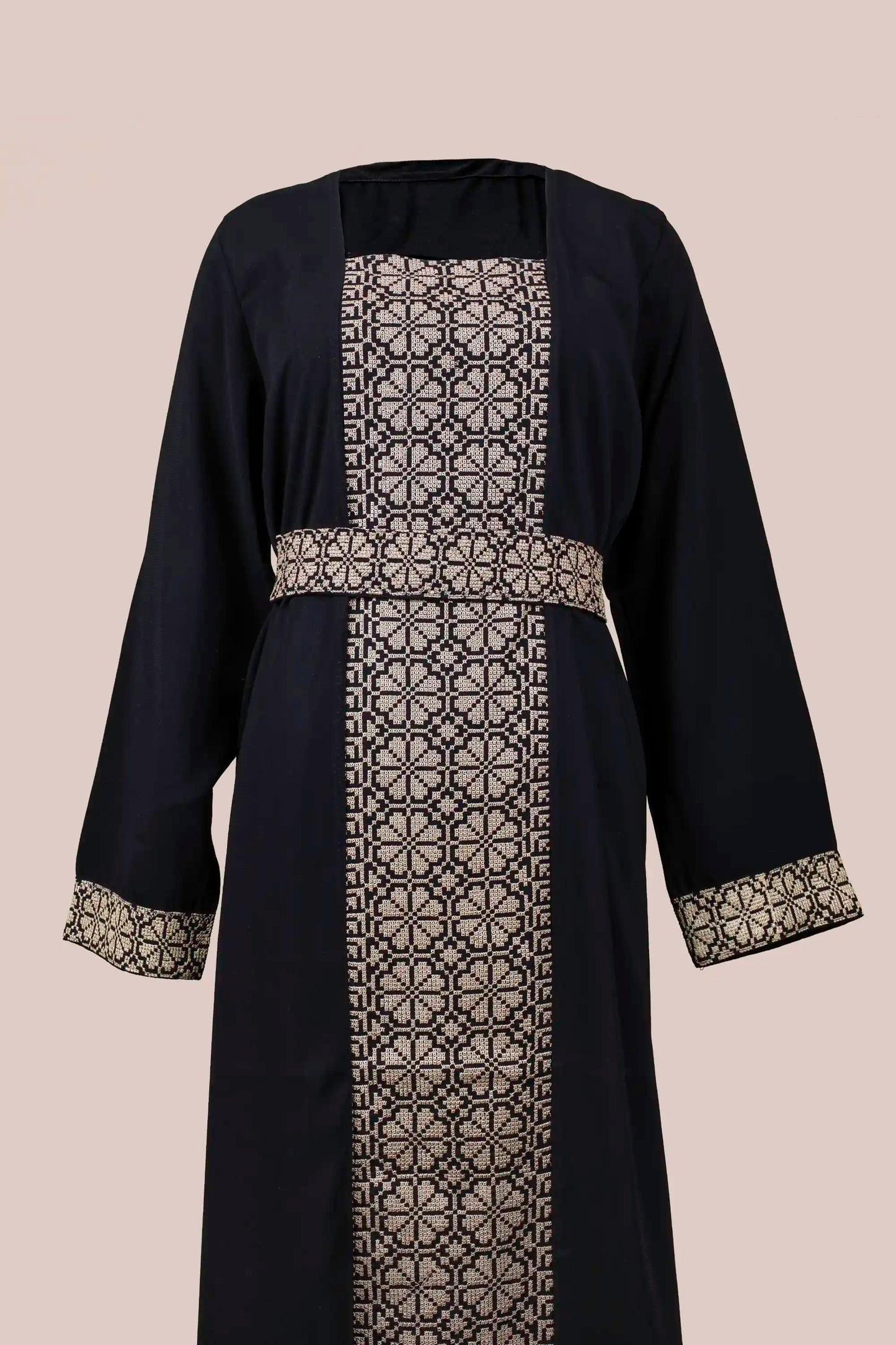 Elegant Embroidered Abaya