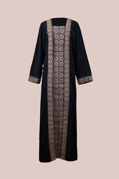 Elegant Embroidered Abaya