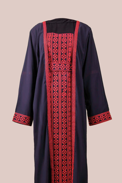 Elegant Embroidered Abaya