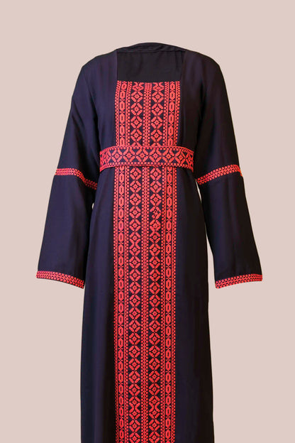 Elegant Embroidered Abaya