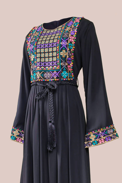 Flowy Embroidered Abaya