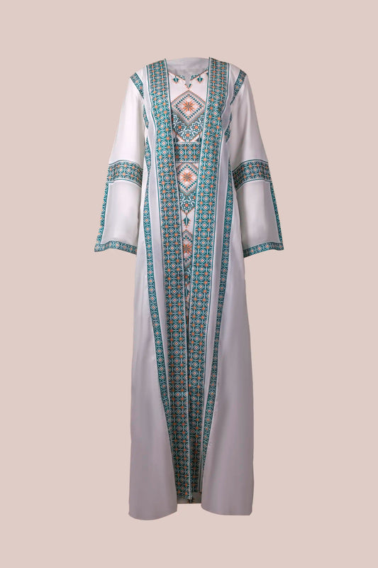 Cultured Embroidered Abaya